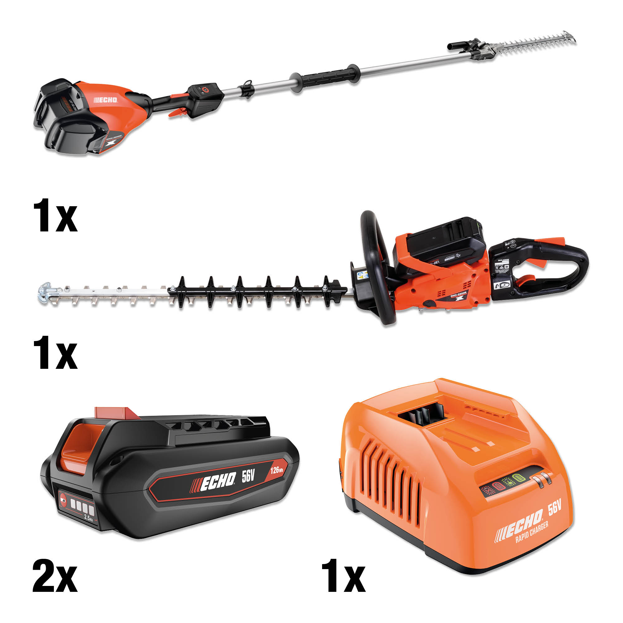 Heckenscheren Bundle 56V